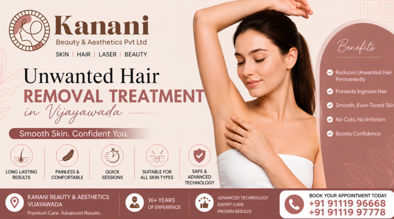 Permanent Hair Removal in Vijayawada | Laser & Electrolysis